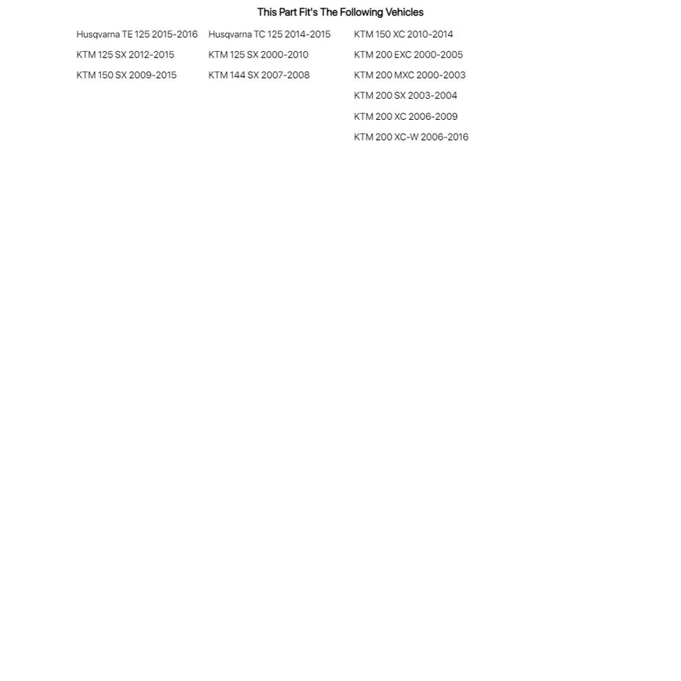 Kit de reparación de cilindro esclavo embrague Pro X para KTM 125 SX 2000-2010,2012-2015 Foto 2 de 2