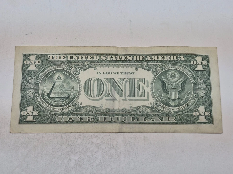 16 AUG 1968, BIRTHDAY NOTE K 16 8 01968 C 1$ One Dollar Bill FANCY SERIAL NUMBER - Image 4 of 4