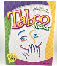 Taboo Junior Game for Kids Jr - 2001 Hersch & Co. - Family Game Ages 8+