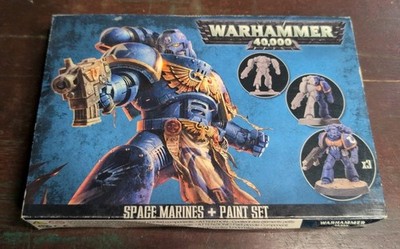 Warhammer 40000, Space Marines + Paint Set, New Unused Condition 
