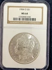1904-O Morgan Silver Dollar NGC MS 64 Certified - New Orleans Mint