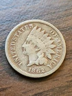 Civil War Era - 1862 Copper Nickel Indian Head Cent