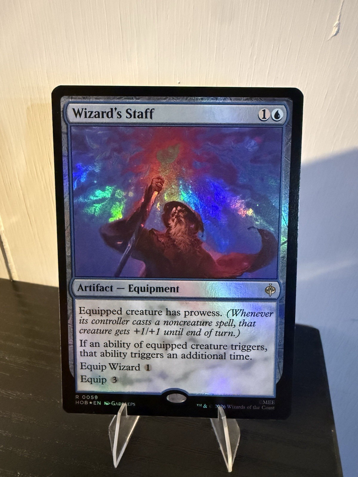 MTG The Hobbit Wizards Staff Foil