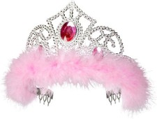 Boland 44076 Tiara Jaśmin Korona Diadem Księżniczka Wróżka Plastik Błyszczący Oryginalne opakowanie