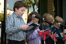 Spencer Breslin at the read along at Theodor Dr Seuss Geisel Honor- Old Photo