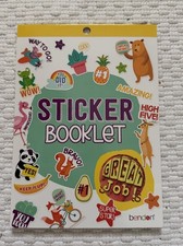 Sticker Book Over 500 Stickers 5 Sheets Reward Motivate