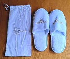 P&O Cruises Peninsular Club Slippers with Drawstring Bag &ndash; Unused &ndash; 30cm Length