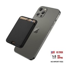 Magnetic Wallet Compatible with MagSafe for iPhone 17 16 15 14 13 12 Pro Jet