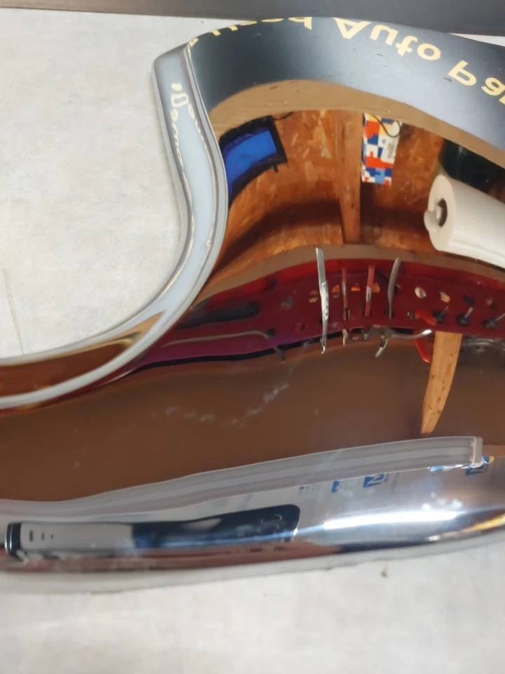 Moldura protetora NOS Mopar 1951 1952 Plymouth Concord 2dr cromada pedra 1368111 - Imagem 4 de 4