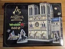 Puzzle (860 T.) 3D Puzzle - Assassins Creed - Unity - Notre-Dame (Wrebbit) NEU