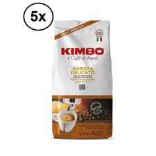 Kimbo Barista Delicato 5x 1kg Bohnen geröstet Arabica Kaffeebohnen Kaffee