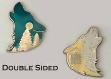 Wolf Silhouette 2010 Geocaching Challenge Coin J 11