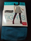 1 Pair No Nonsense Super Opaque Control Top Tights Size XXL Color Galaxy New — photo 1