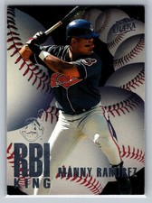 1995 Fleer Ultra RBI Kings #6 Manny Ramirez Cleveland Indians