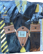 DICKIES Men's Suspenders NIP Industrial Strength Ballistic Clip End Heavy Duty