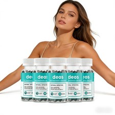 1-5 Bottles Internal Deodorant Supplement  Full Body Deodorizer 30 Capsules US