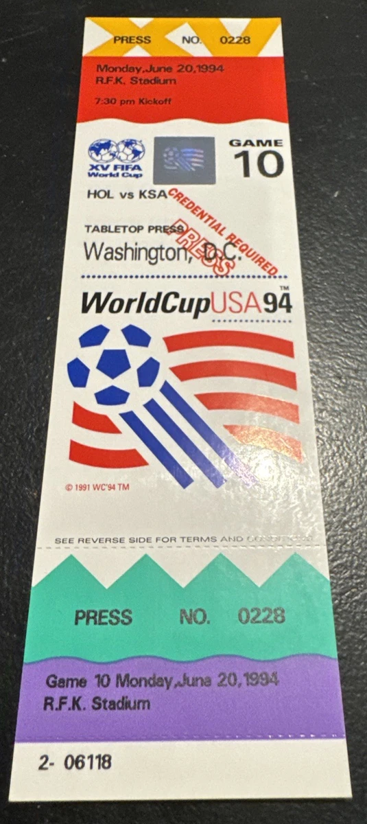 サッカーワールドカップ未使用チケット Soccer Vintage Sports Ticket Stubs for sale | eBay