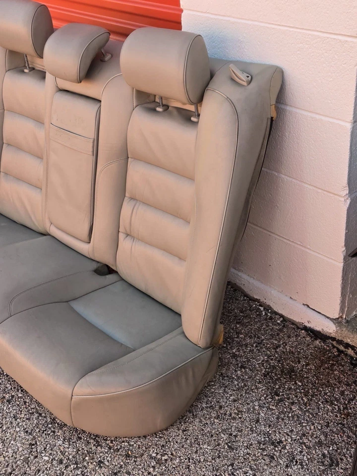 Asiento trasero de cuero tostado Lexus GS300 GS400 GS430 1998-2005 respaldo banco completo Foto 4 de 4