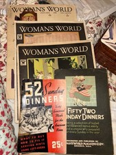 Lot Of 5 Woman s World Magazines 1920-1941