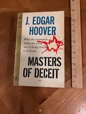POCKET BOOKS - VINTAGE MASTERS OF DECEIT BY J. EDGAR HOOVER 1961 PAPERBACK