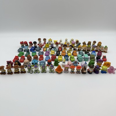 Huge Lot of 102 DISNEY PIXAR SQUINKIES Figures - Toys Story, Cars, Snow White 