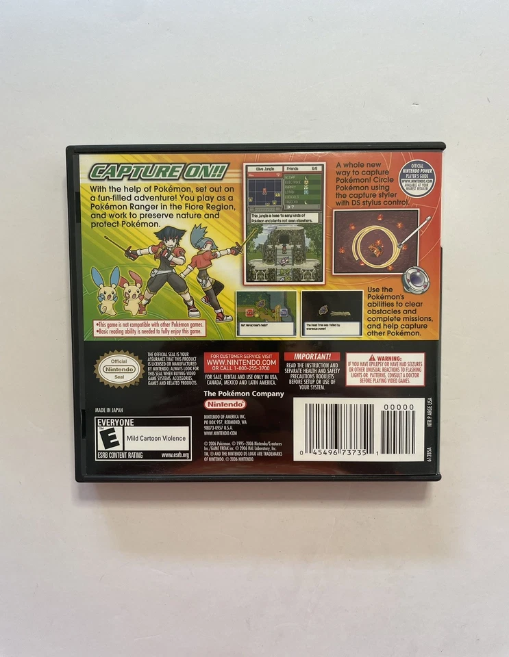 Pokemon Ranger Nintendo DS No Manual - Image 4 of 4