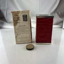 Kodak The Candle Lamp Darkroom Photo Safe Light in Original Box Vintage V21