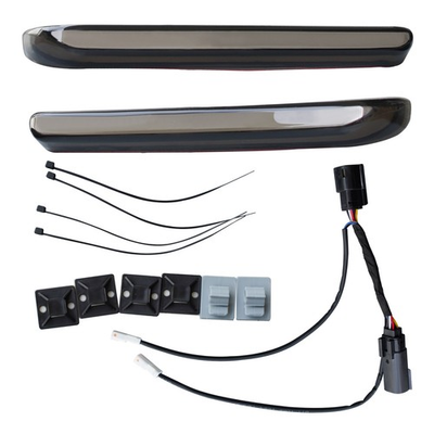 #ad Saddlebag Tail Light Running Brake Sequential Turn Signal LED Smoke Lens $36.27