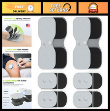 Wireless TENS Unit Electrode Pads 12 Pcs, 2 Sizes, Latex-Free, Reusable, Premium