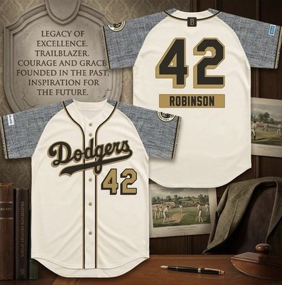 2026 Los Angeles Dodgers Jackie Robinson Jersey SGA - Size Medium