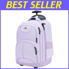 Large Trolley Rolling Backpack for Business Trips