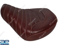 Vorne Seat Solo Braune Farbe Leder FüR Royal Enfield Klassisch 650 Aes