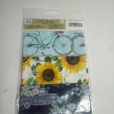Fabric Strips 3 Pack of 2"x36" Pieces Farmhouse DIY Crafter's Square Sunflowers