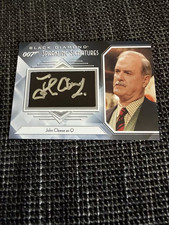 James Bond 007 John Cleese Q Auto Upper Deck Sparkling Black Diamond Signatures