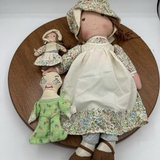 Knickerbocker Vintage Holly Hobbie  s Friend 1970  s Cloth Rag Doll Baby Dolls