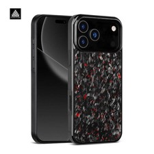 Real Forged Carbon Fiber Case Glossy Magnetic for iPhone 17 Air 17Pro 17 Pro Max