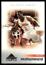 Nazr Mohammed 2001-02 Fleer Marquee #37 Hawks NBA READ FREE SHIP AutographDen
