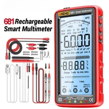New 681 Digital Multimeter Rechargable AC/DC Voltage Non-contact Voltage Tester