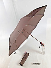 Unisex Mini Umbrella - Automatic - 8 Studs - Brown - 25312 - Rainbow
