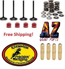 06+ TRX450R TRX 450R 450ER 1mil +1mm Kibblewhite Valves Springs Head Rebuild Kit