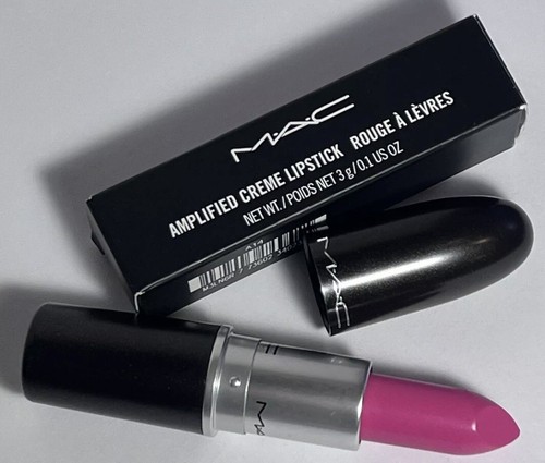 MAC HAPPY-GO-LUCKY Amplified Creme Lipstick Hot Pink Limited Edition New BNIB - Picture 4 of 13