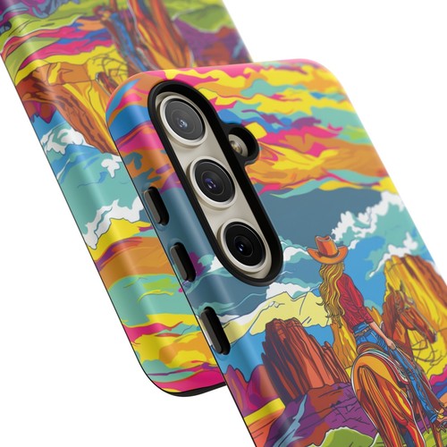 Western Cowgirl Mountains Phone Case for iPhone, Samsung Galaxy, Pixel - 第 104/173 張圖片