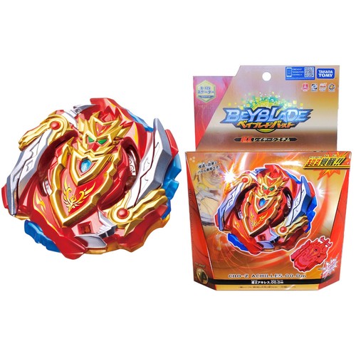 TAKARA TOMY Cho-Z Achilles .OO.Dm Beyblade Burst B-129 + String Launcher - Picture 2 of 4