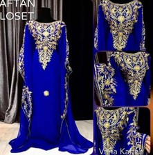 Sale Evening Moroccan Dubai Beaded Kaftan Arabian Plus Size Abaya Fancy dress