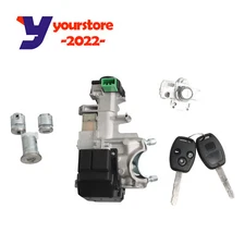 Ignition Switch & Door Lock Cylinder Assembly Set for 2008-2012 Honda Accord