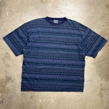 Vintage 90s Mcintosh Seymour shirt patterned tee made in USA