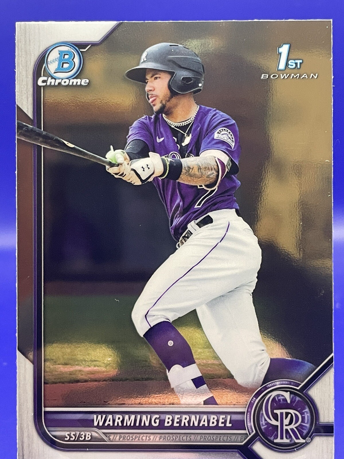 Warming Bernabel FBC 2022 Bowman  Chrome Prospects Colorado Rockies #BCP-46