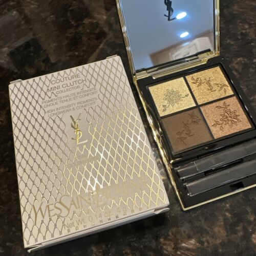 YSL Couture Mini Clutch Eyeshadow Palette 024 Golden Lace Collector Limited Ed. - Picture 3 of 5