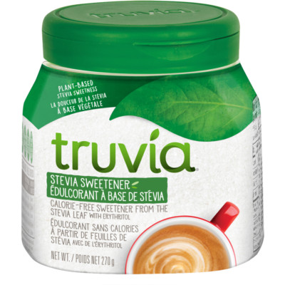 2-Pack Truvia Calorie-Free Sweetener from the Stevia Leaf Spoonable Jar