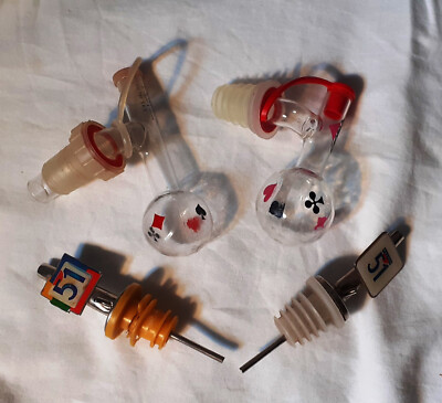 VINTAGE PASTIS DOSIERKAPPEN 4er SET